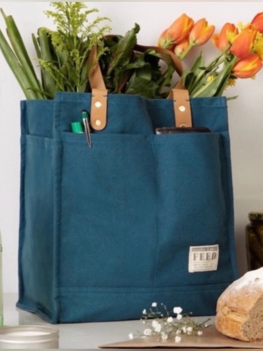 FEED Canvas Market Tote